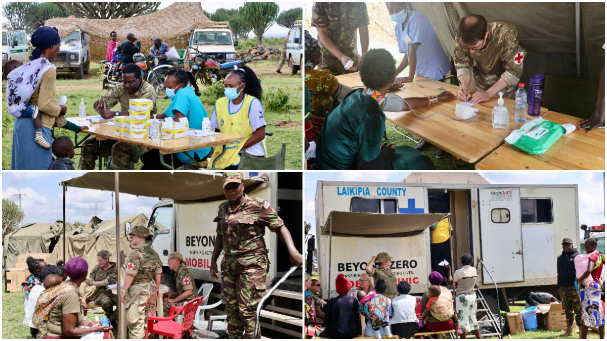 British Army, KDF offer free medical services to more than 3,000 locals in Laikipia, Samburus
