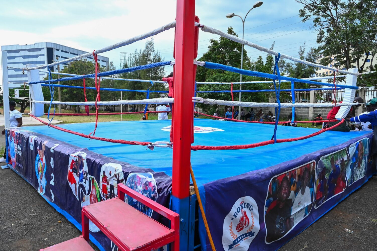 Governor Nyong’o launches boxing ring at Jaramogi Oginga Odinga Sports ground in Kisumu