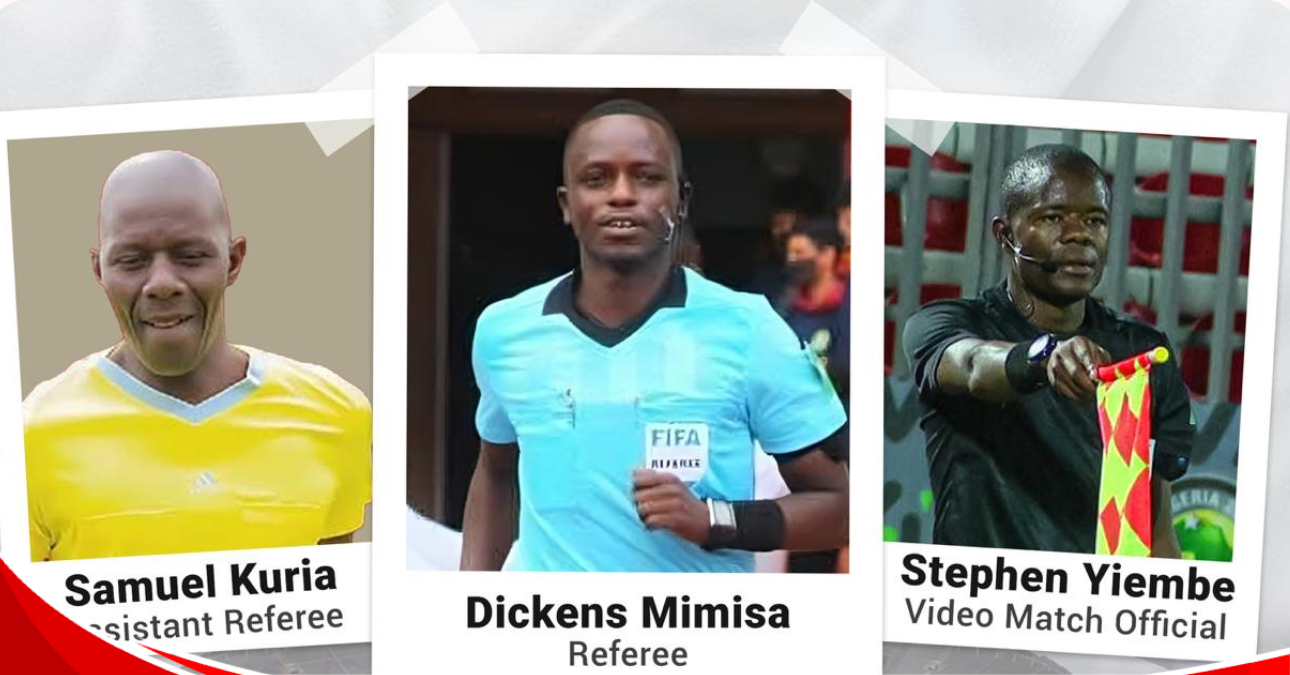 Kenyans Mimisa, Kuria and Yiembe among 70 CHAN 2024 match officials