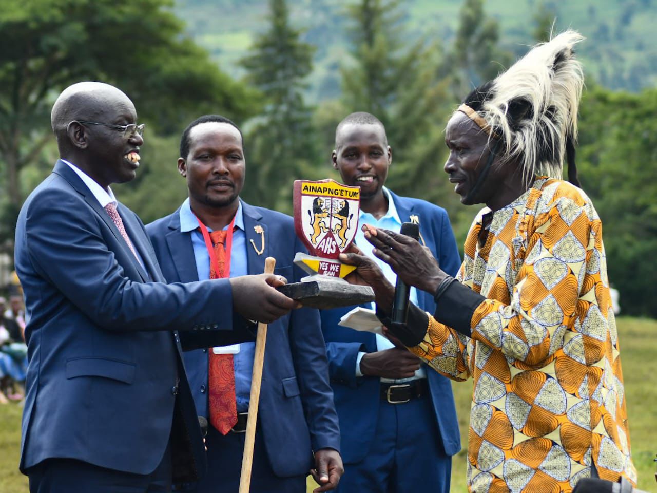 PS Kipsang officiates a National ID and Birth Certificates registration outreach