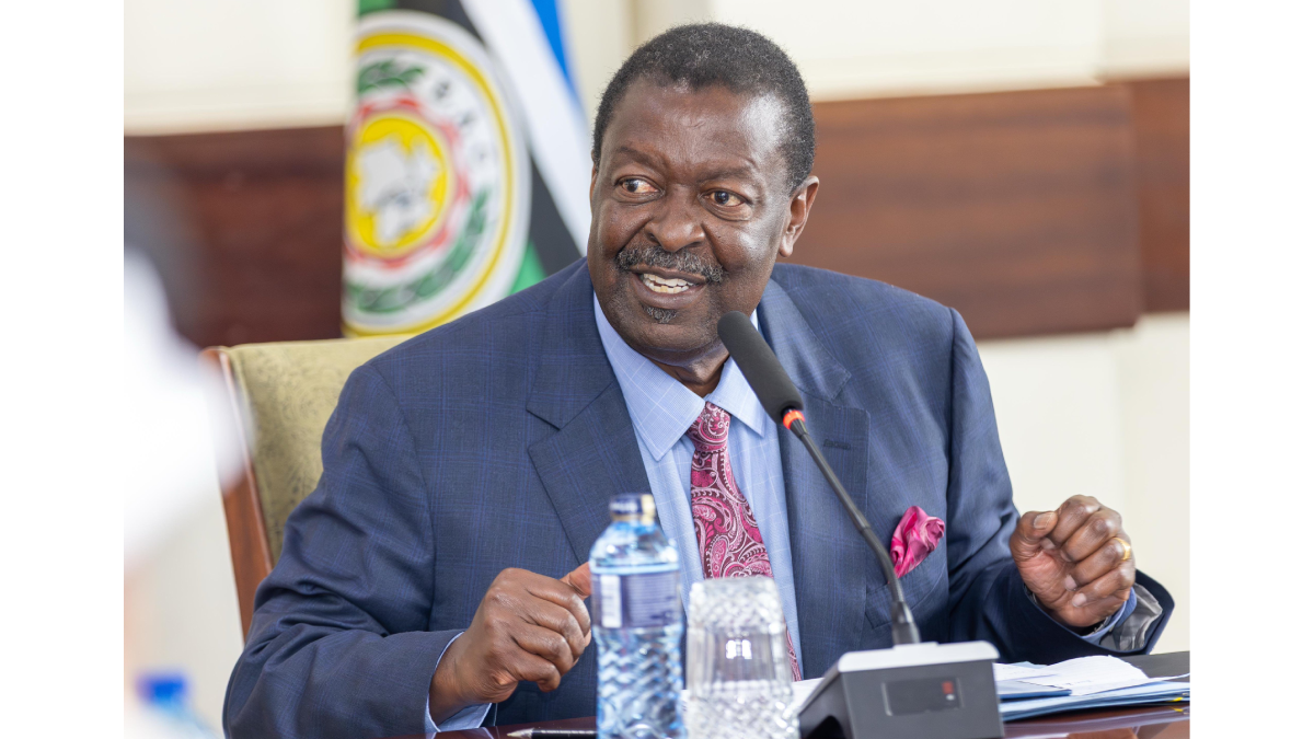 Mudavadi says the two-state solution for resolving the Israeli–Palestinian conflict is anchored in Kenyan law