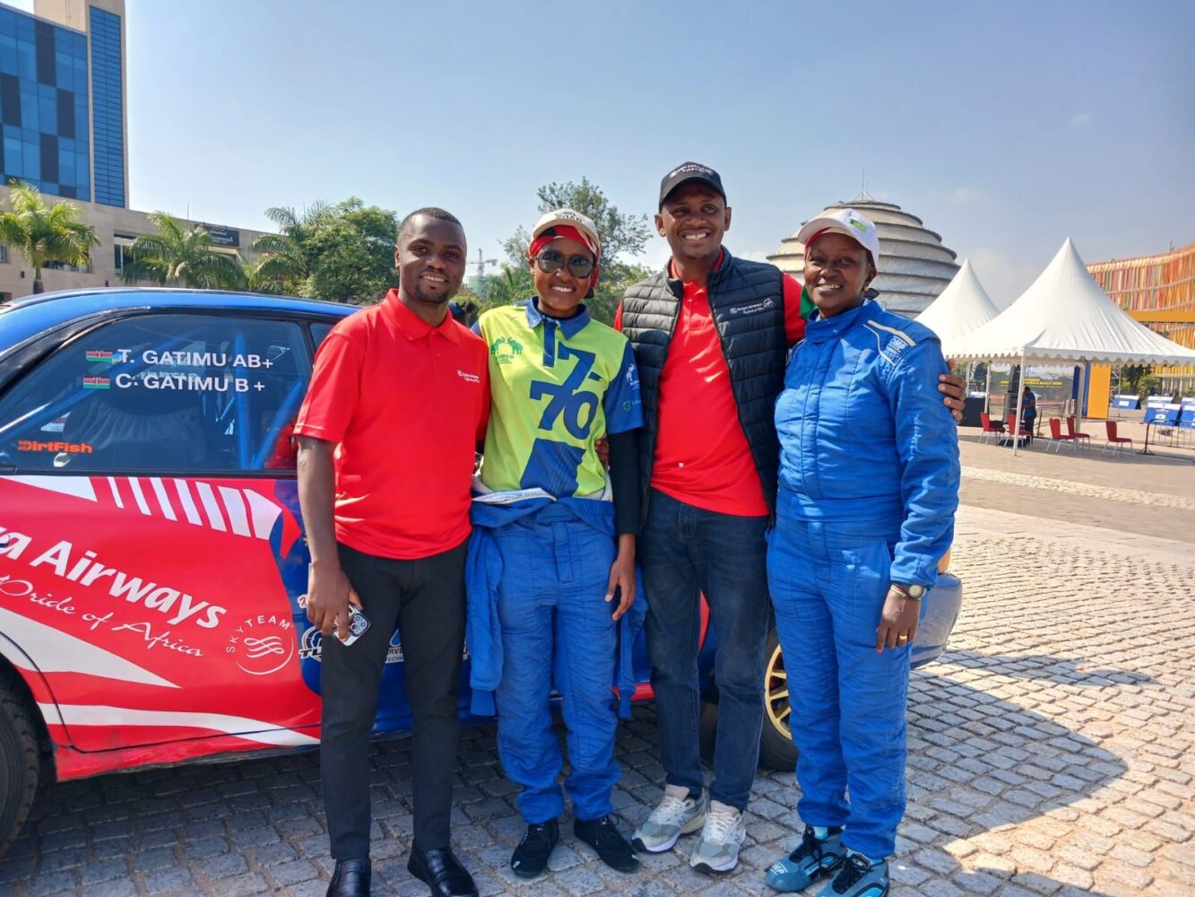 Mountain Gorilla Rally : Kenyan mother-daughter duo’s Rwanda rally dream cut short by mechanical woes
