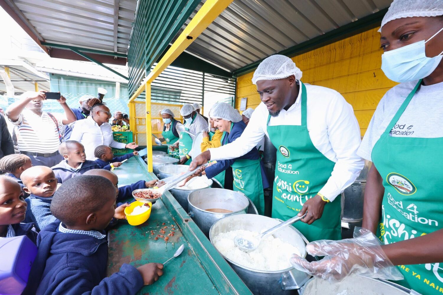 Sakaja marks milestone as Nairobi serves 50 millionth meal in school feeding program