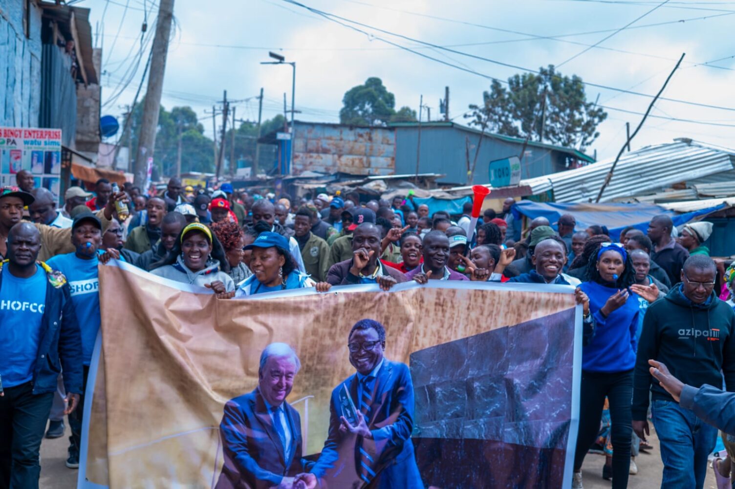 Mandela Prize: Odede receives heroes’ welcome on return from UN