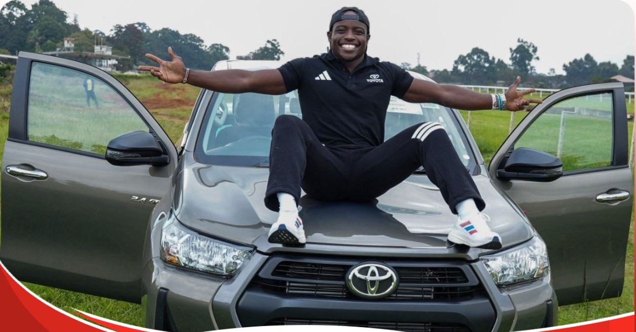 Omanyala receives a major boost in his daily mobility