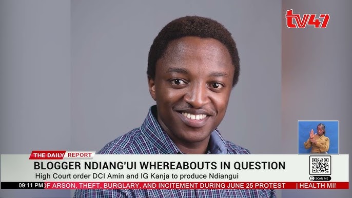 missing activist Ndiangui Kinyagia