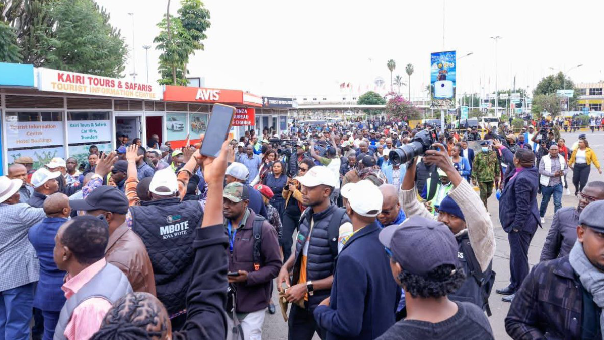 Gachagua arrives at JKIA after cutting short U.S visit