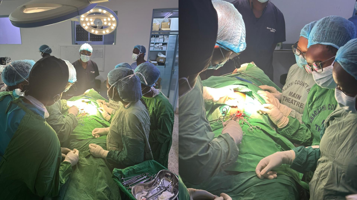 Mbagathi doctors perform first-ever life-saving brain surgery