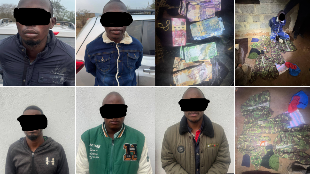 Six gangsters behind violent robberies targeting missionary camps in Kajiado arrested