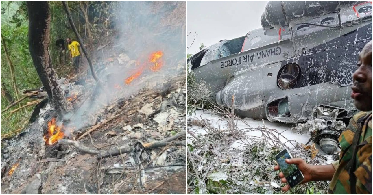 Top Ghanaian government officials killed in a helicopter crash