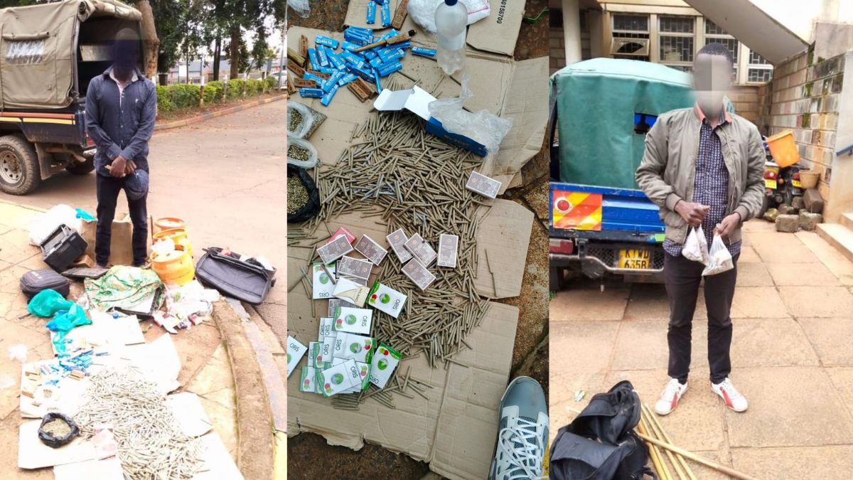 5 suspects arrested in Kakamega, drugs and stolen goods recovered