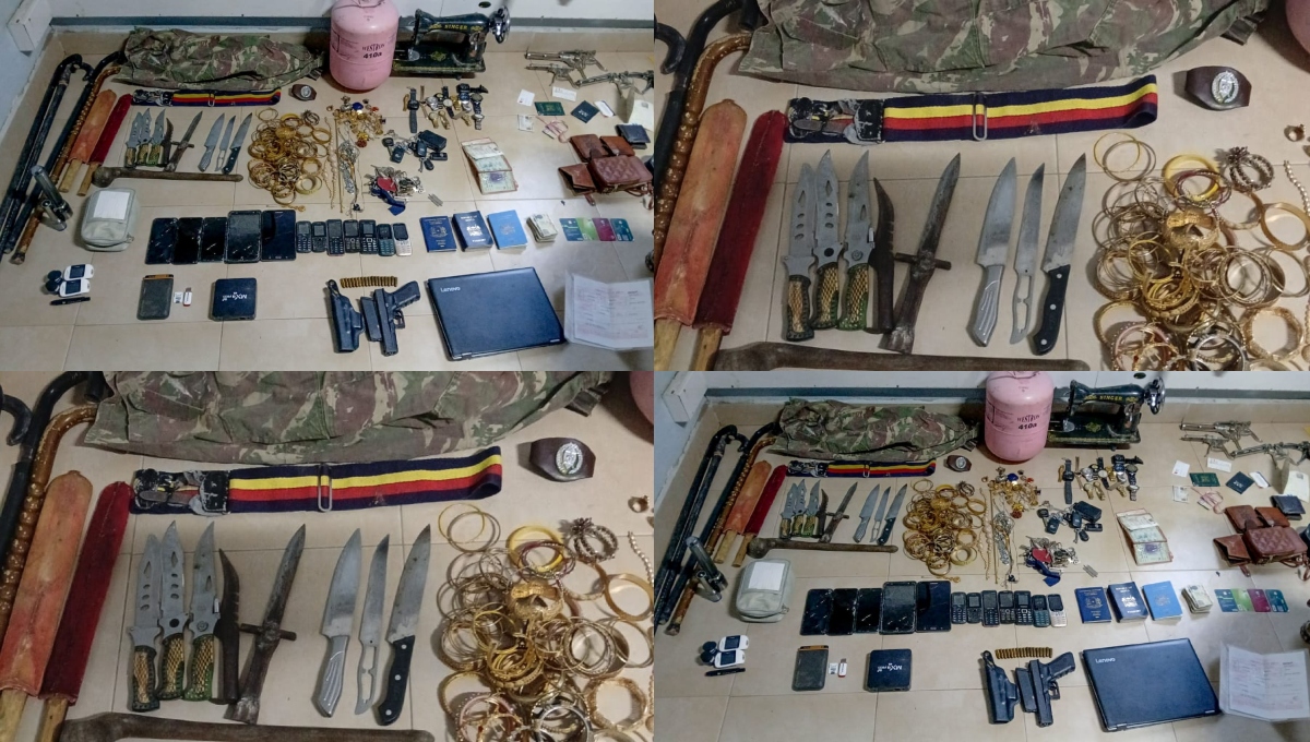 Female suspect arrested, pistol, 17 bullets and other police equipment recovered in  Tana River