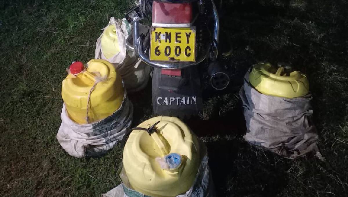 Police intercept 80 litres of ‘naisu’ in Maua as CS Murkomen’s directive sustains