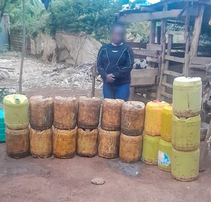 Suspect arrested as police seize 380 litres of illicit brew in Meru