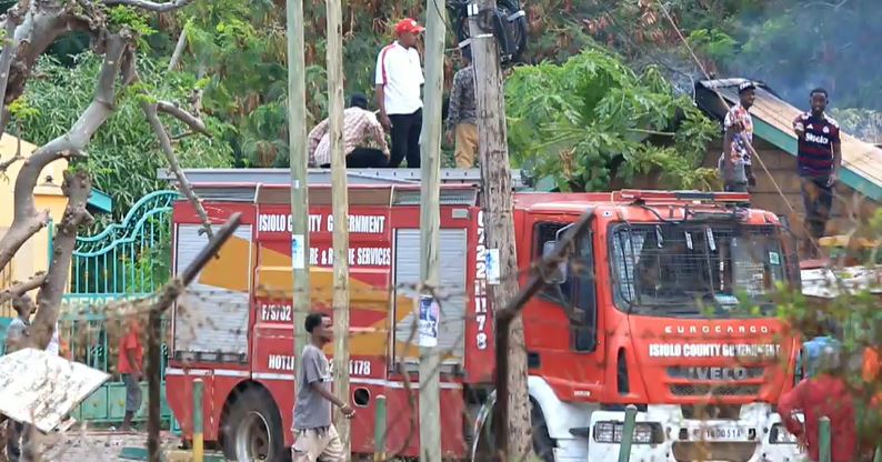 Chaos erupts in Isiolo as goons burn county offices