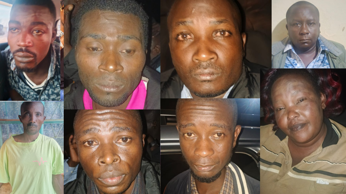 8 suspected thieves, buyers and transporters of stolen livestock arrested in Kirinyaga