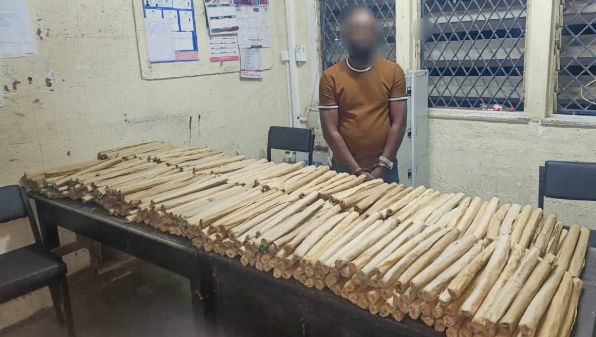 Drug trafficker arrested with 90Kg of bhang concealed as ‘mitumba’ clothes in Mombasa