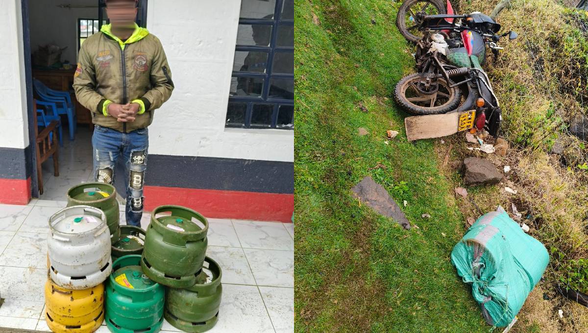 How Molo police arrested a notorious criminal riding a stolen motorcycle, ferrying stolen gas cylinders