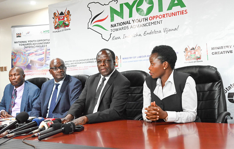 Progress of National Youth Opportunities Towards Advancement (NYOTA) project targeting 800,000 vulnerable youth