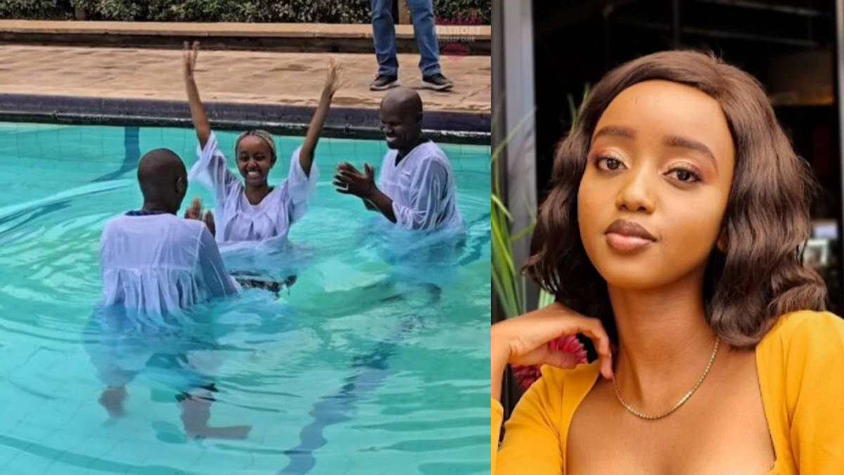 Actress Foi Wambui rededicates her life to Christ through baptism