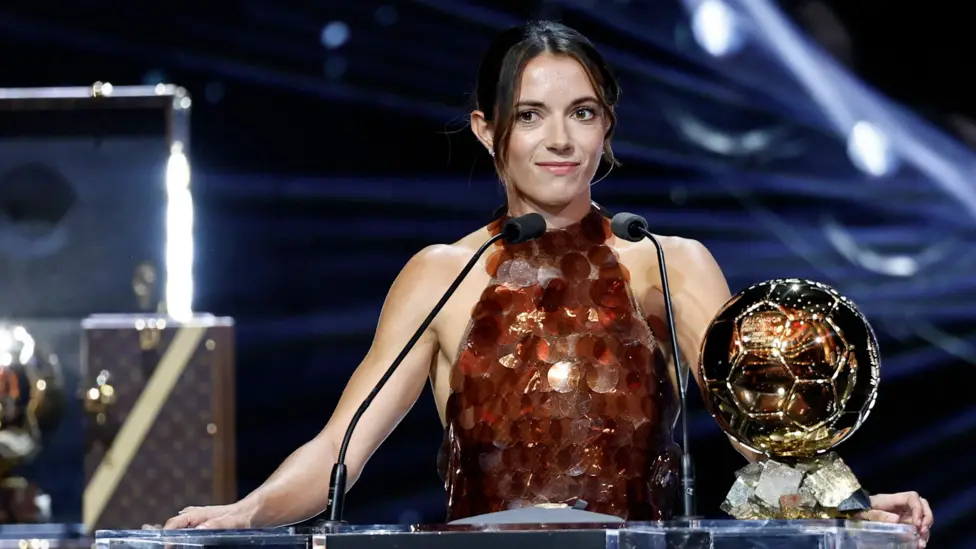 Aitana Bonmatí makes history with third consecutive women’s ballon d’Or award