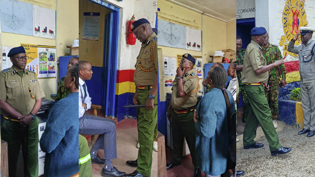 DIG Eliud Lagat makes impromptu visit to Narok Police Station