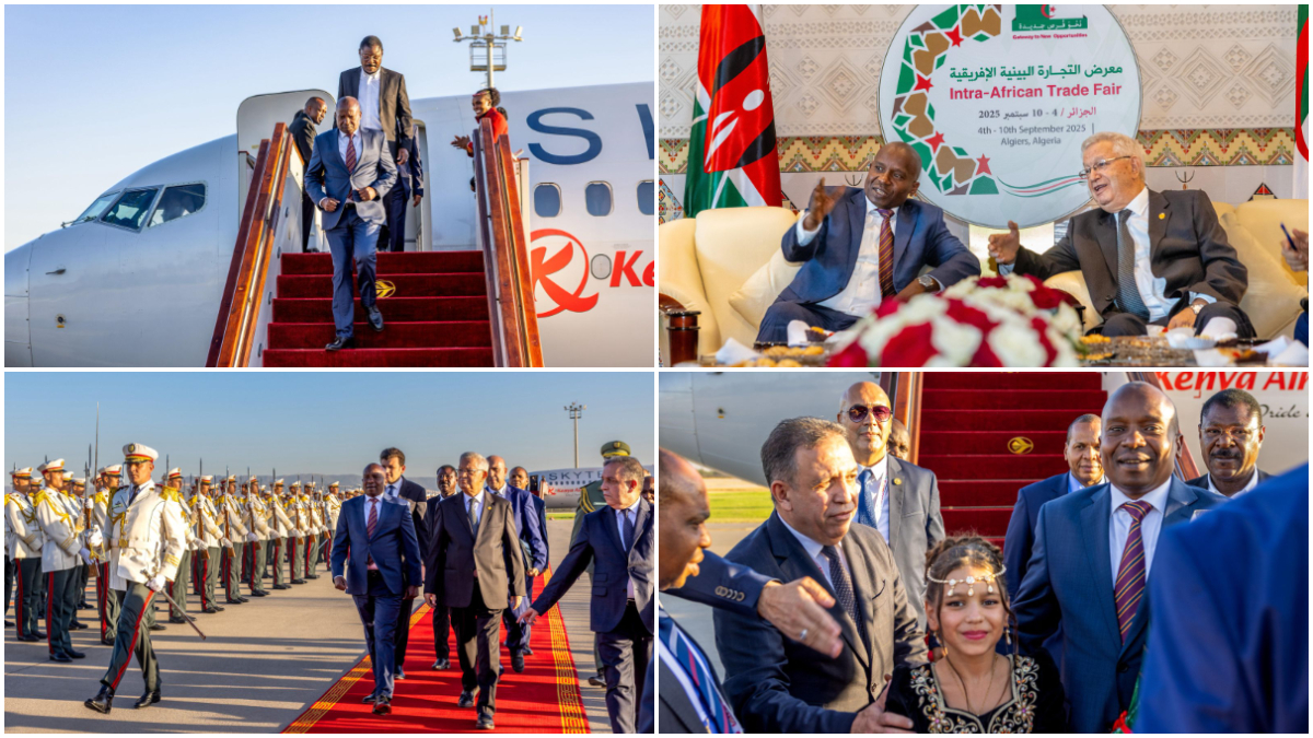 DP Kindiki arrives in Algeria, to stand in for President Ruto in key conference