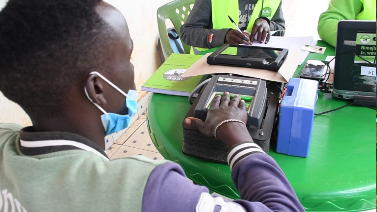 IEBC introduces biometric eye scanning in voter registration for 2027 elections