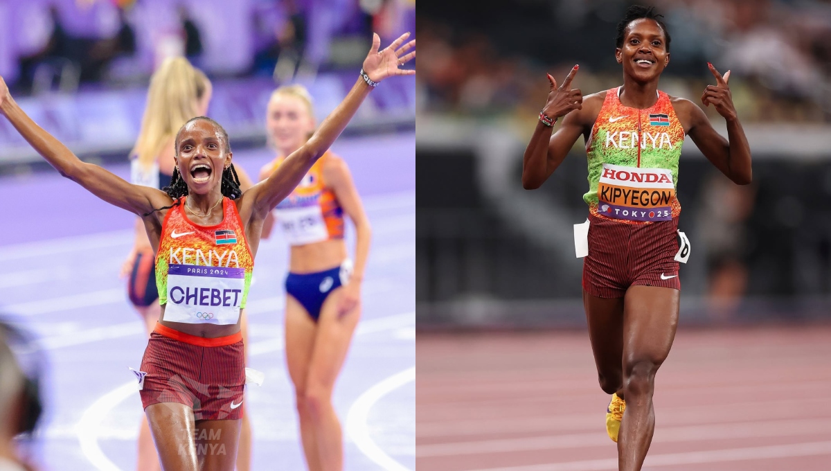 Beatrice Chebet wins 5000m gold at Tokyo WAC, with Faith Kipyegon taking silver