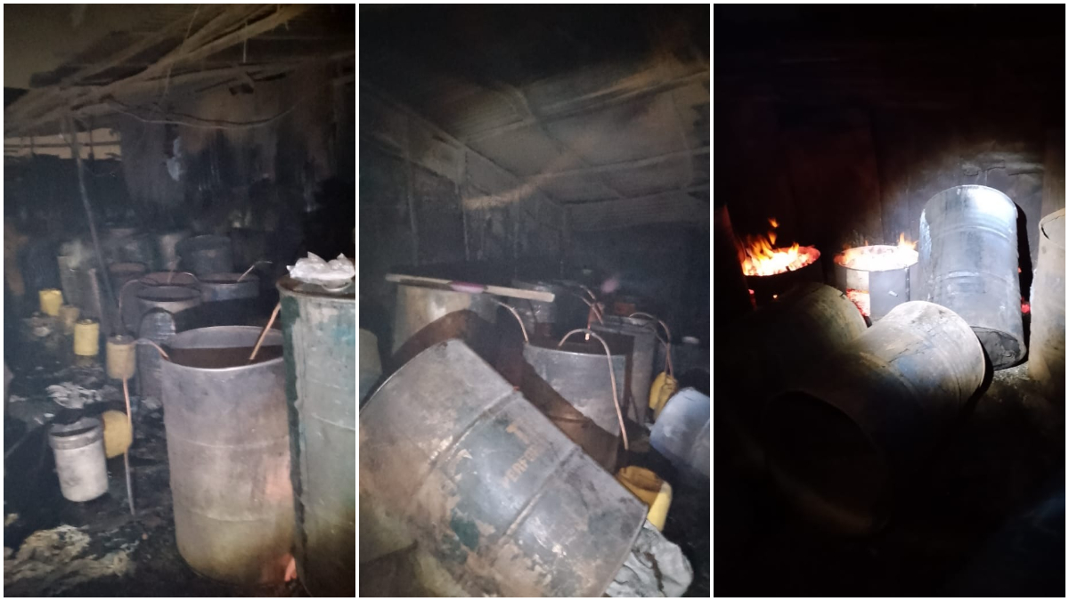 Over 20,000 litres of kangara destroyed as NACADA dismantles illicit brew distillery in Kibra