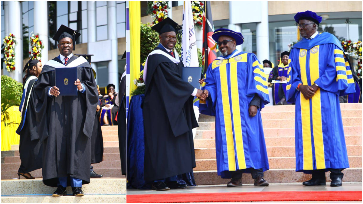 MP Amisi over the moon as he graduates with masters degree