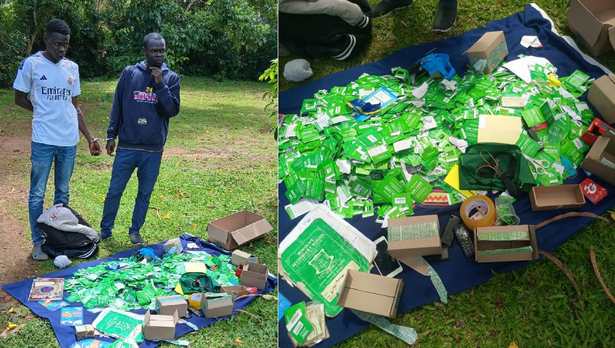 Two arrested as police recover over 5,000 SIM cards,142 national IDs in major M-Pesa fraud bust