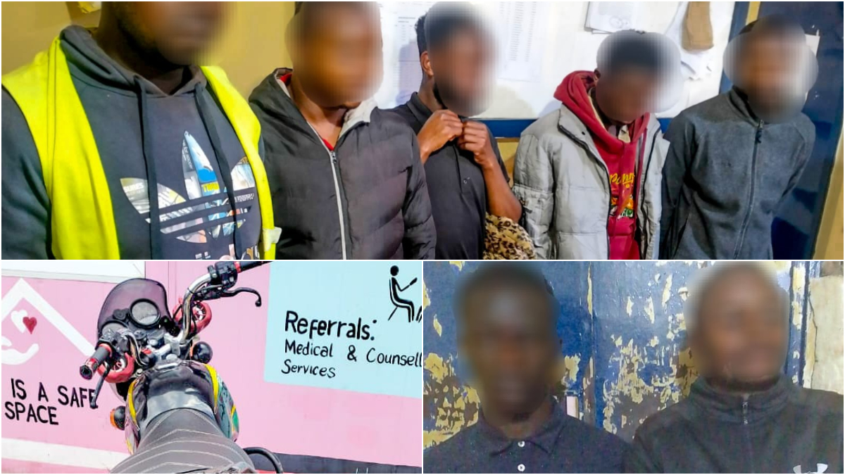 Seven suspected phone snatchers arrested on Naivasha Road