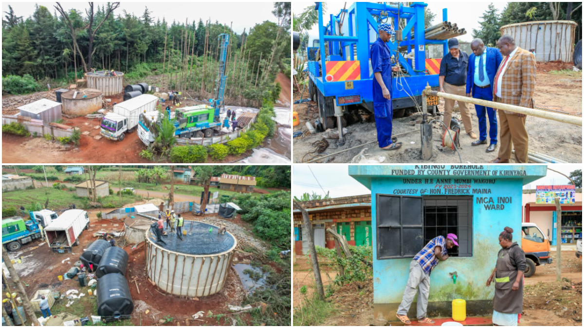 Waiguru expands water access, finding years of shortage and reaching over 30,000 Kirinyaga residents