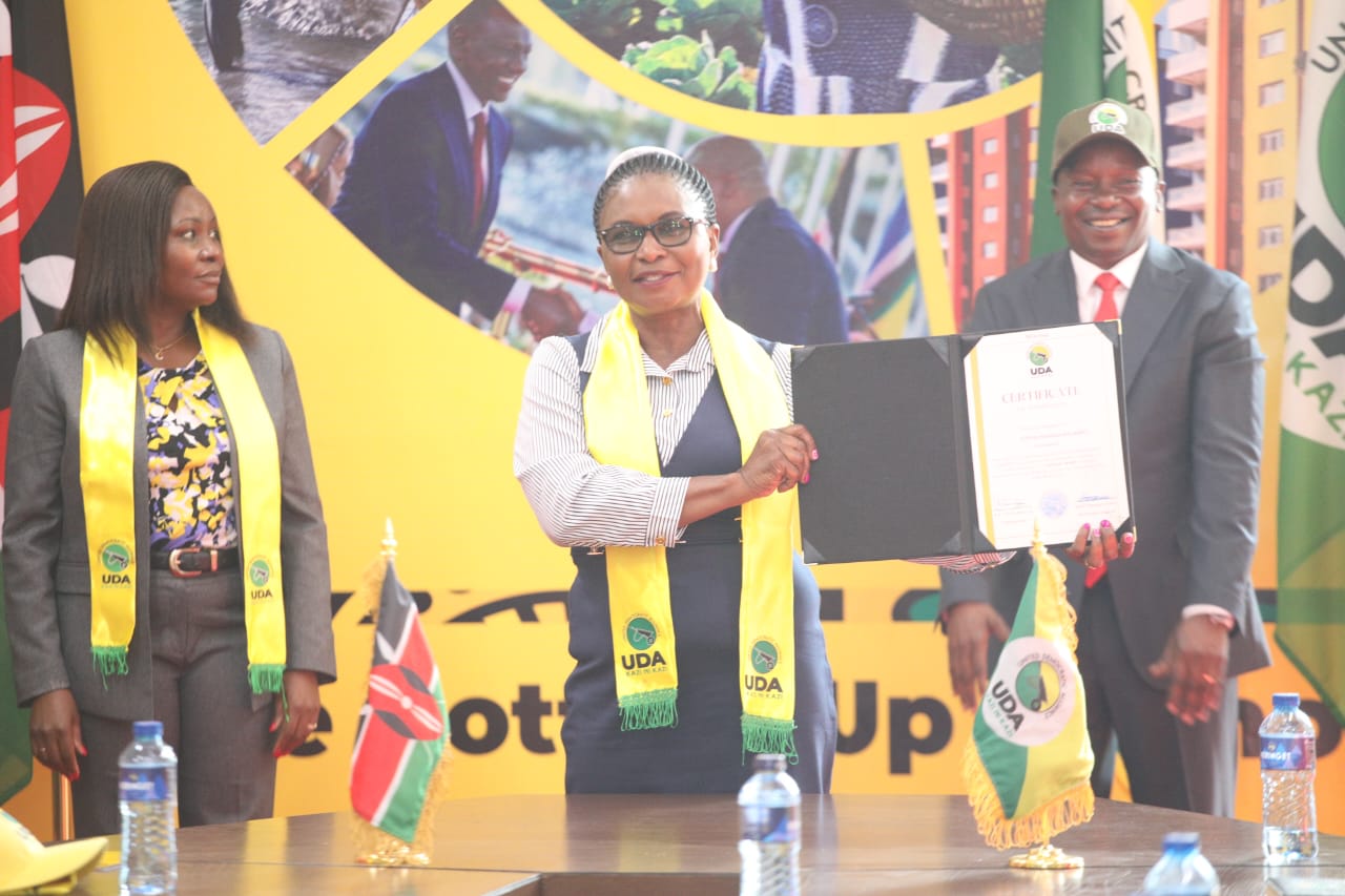 Sophia Maro officially nominated to contest Chewani MCA seat on UDA ticket