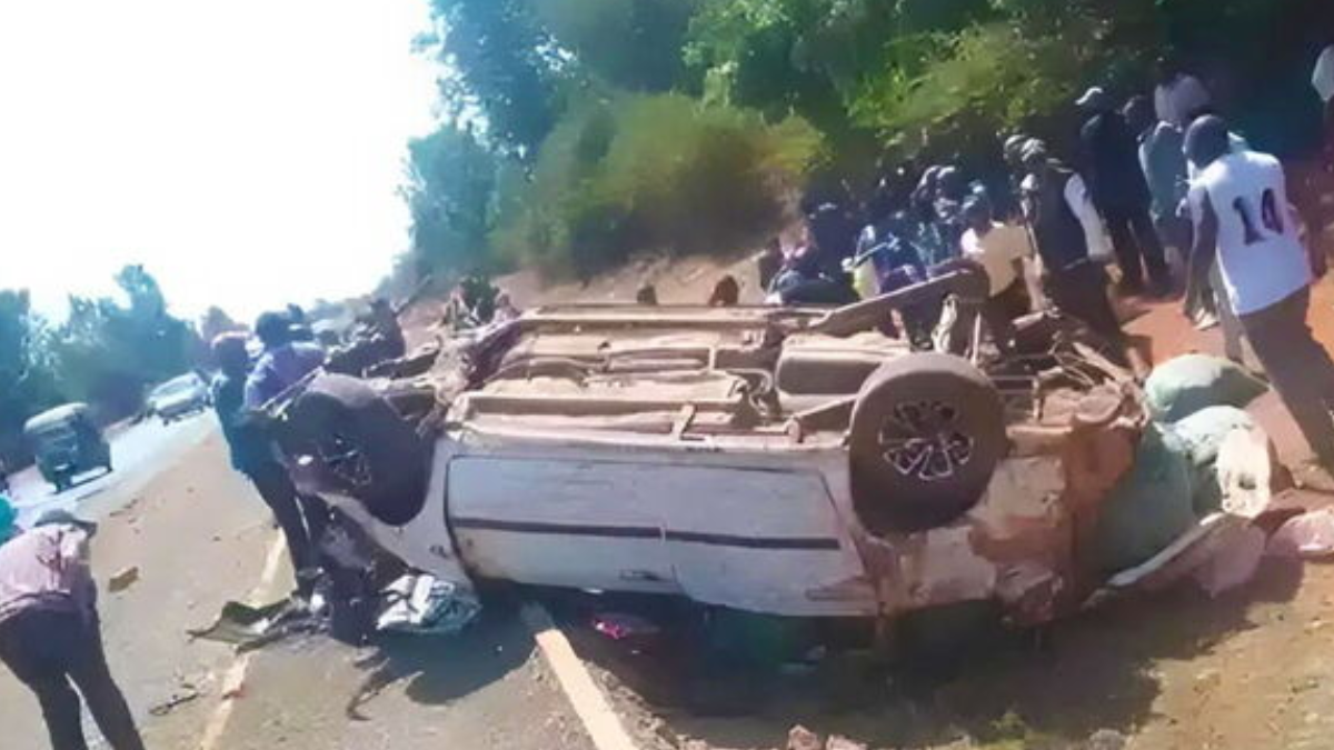3 people dead after probox ferrying muguka collides with boda boda in Kirinyaga