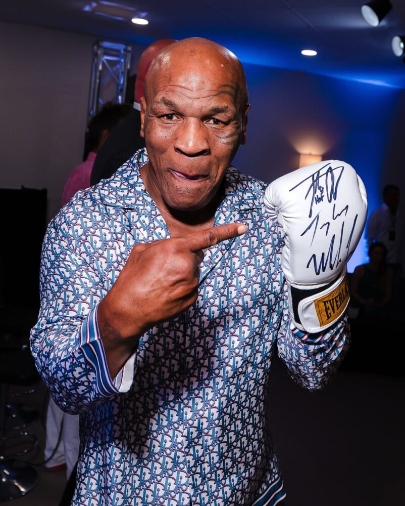 Mike Tyson, also known as 'The Baddest Man On The Planet'. Photo: Instagram