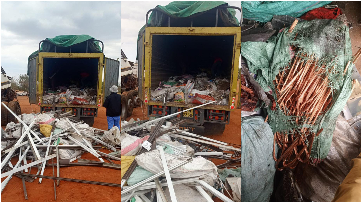 DCI detectives refuse bribe, intercept lorry ferrying KPLC transformer, cables disguised as scrap metal in Mtito Andei