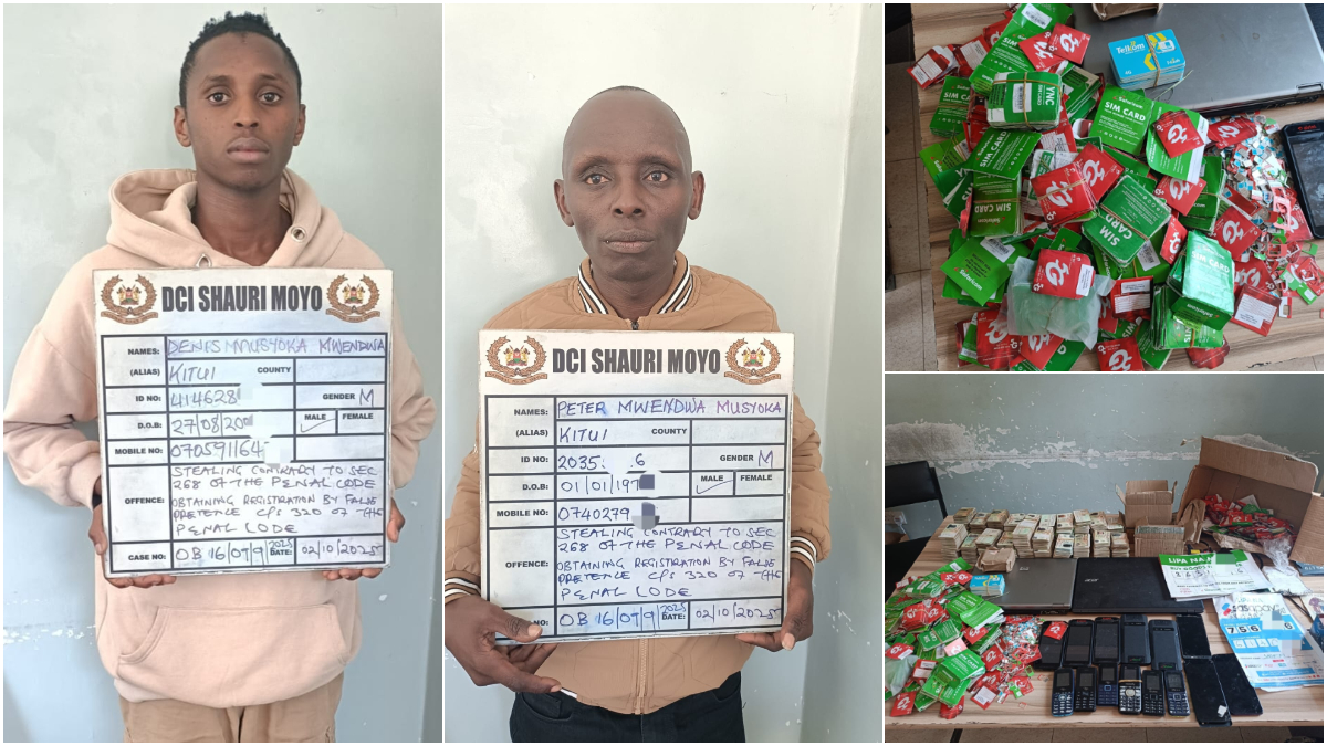 Father and son arrested for allegedly conning M-Pesa agent over KSh230,000 in Gikomba Market