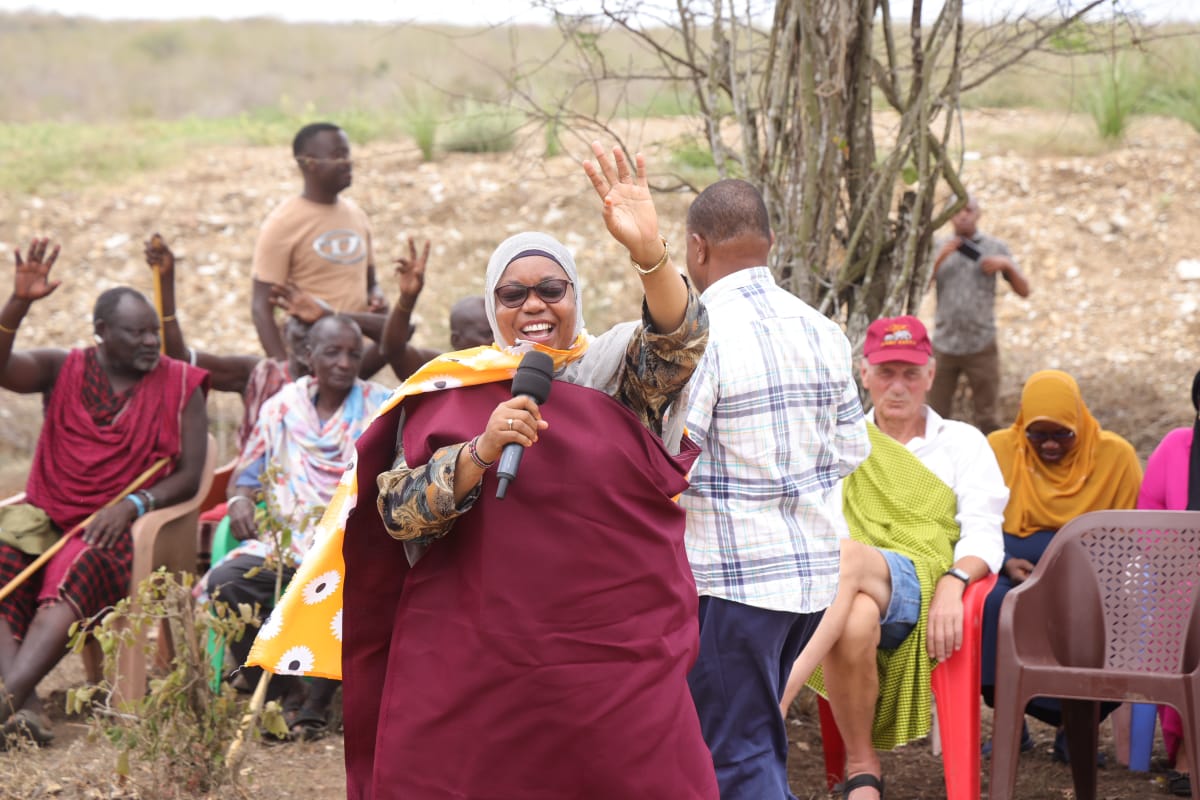 Governor Achani commissions Naserian Water Pan and micro irrigation project