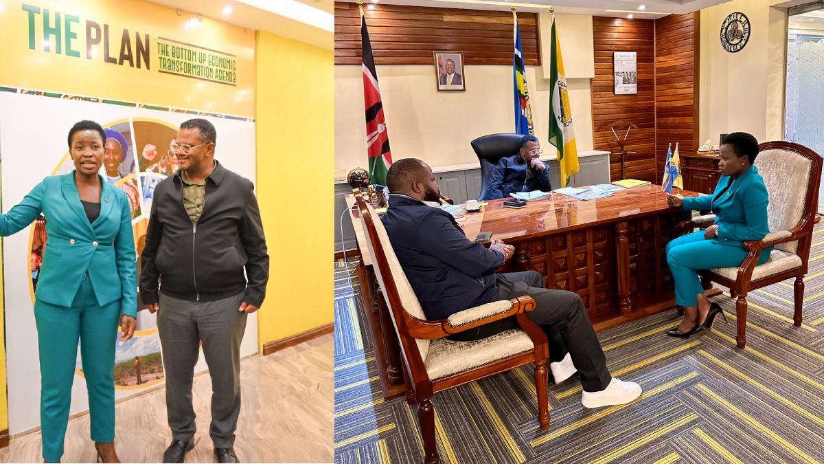 PS Mang’eni meets UDA Sec-Gen Hassan Omar to discuss progress of NYOTA Project
