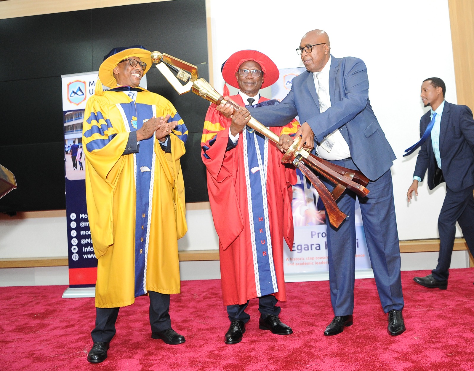 Prof. Egara Kabaji inaugurated as chancellor of Mount Kigali University, Rwanda