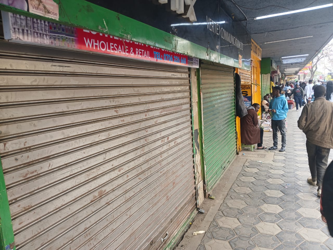 Shops closed in Nairobi CBD over fears of mourners turning into looters