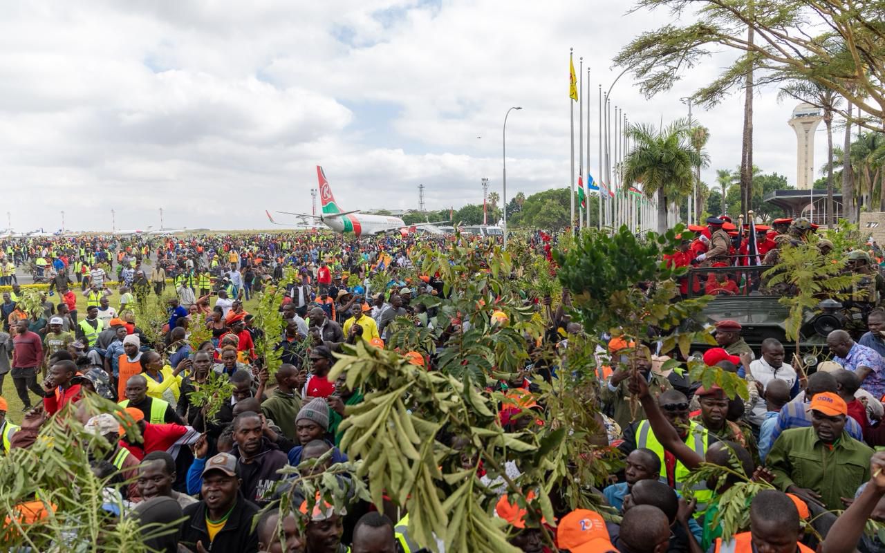 Operations at JKIA suspended, airspace closed after Raila’s body arrival