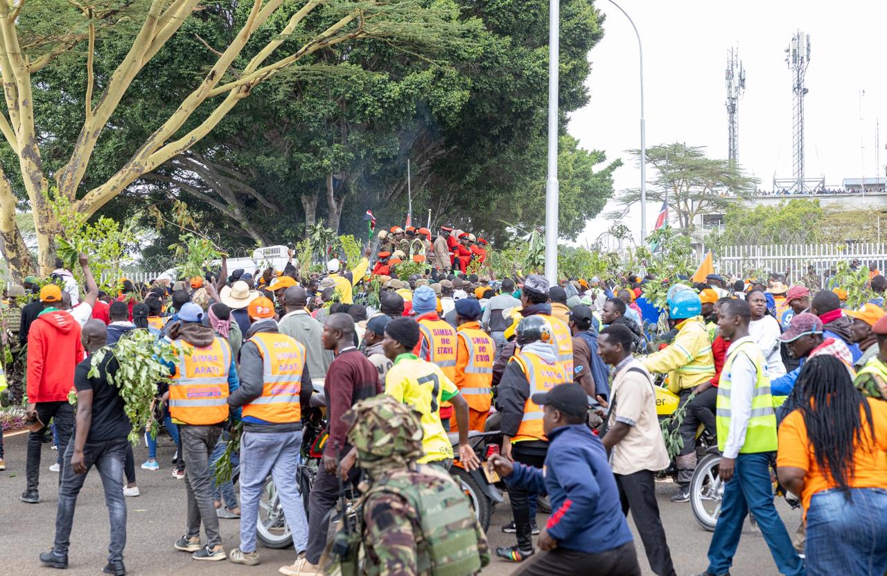 Tension grips Parliament as hundreds of mourners breach security