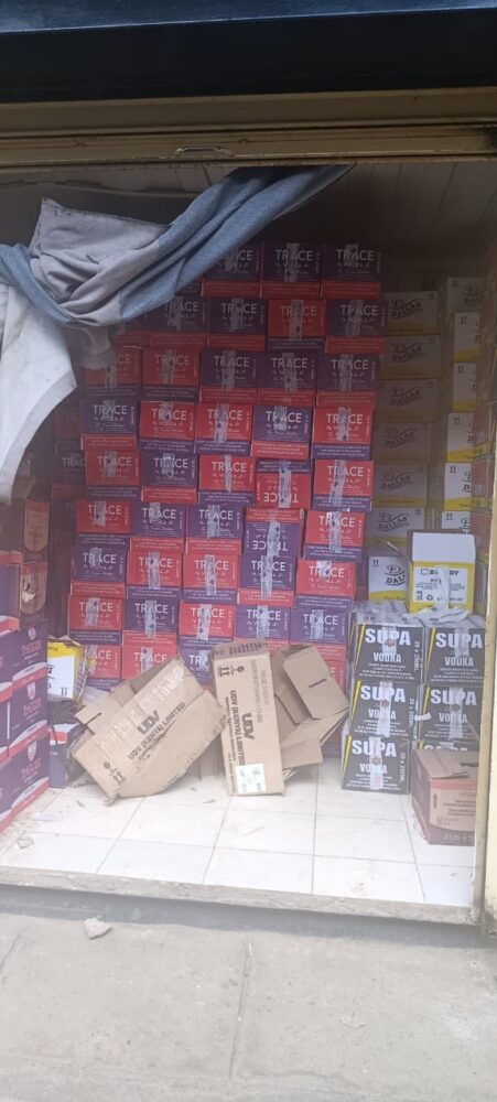 Businessman arrested, KSh5.28 million counterfeit alcohol seized as NACADA raid Kitengela shop