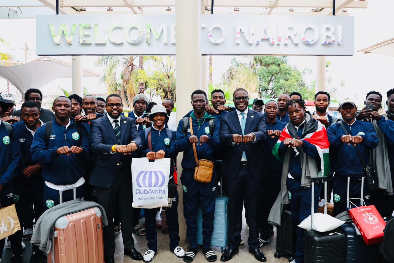 Sakaja leads heroic welcome as Nairobi United return home after historic CAF feat