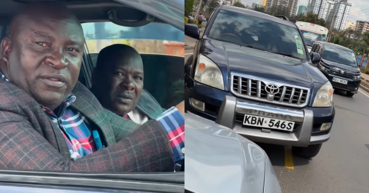 “Peleka kwa Ruto!” – Kibra MP Peter Orero hurls insult to Larry Madowo while breaking traffic rules