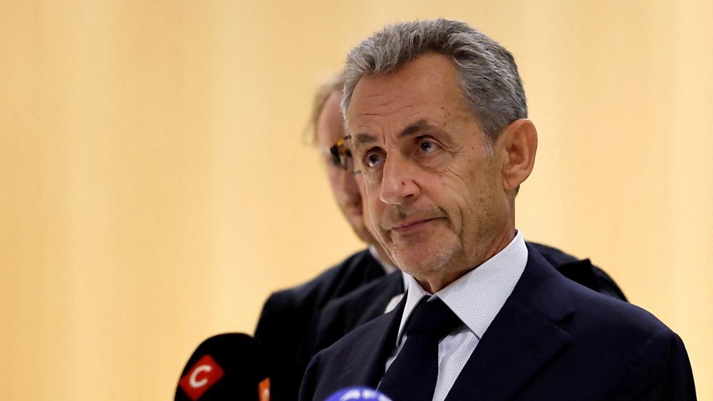 Former French President Nicolas Sarkozy begins 5-year jail sentence