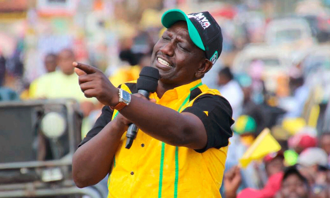 Ruto: Mtu ningeshindana na yeye ni Raila pekee yake